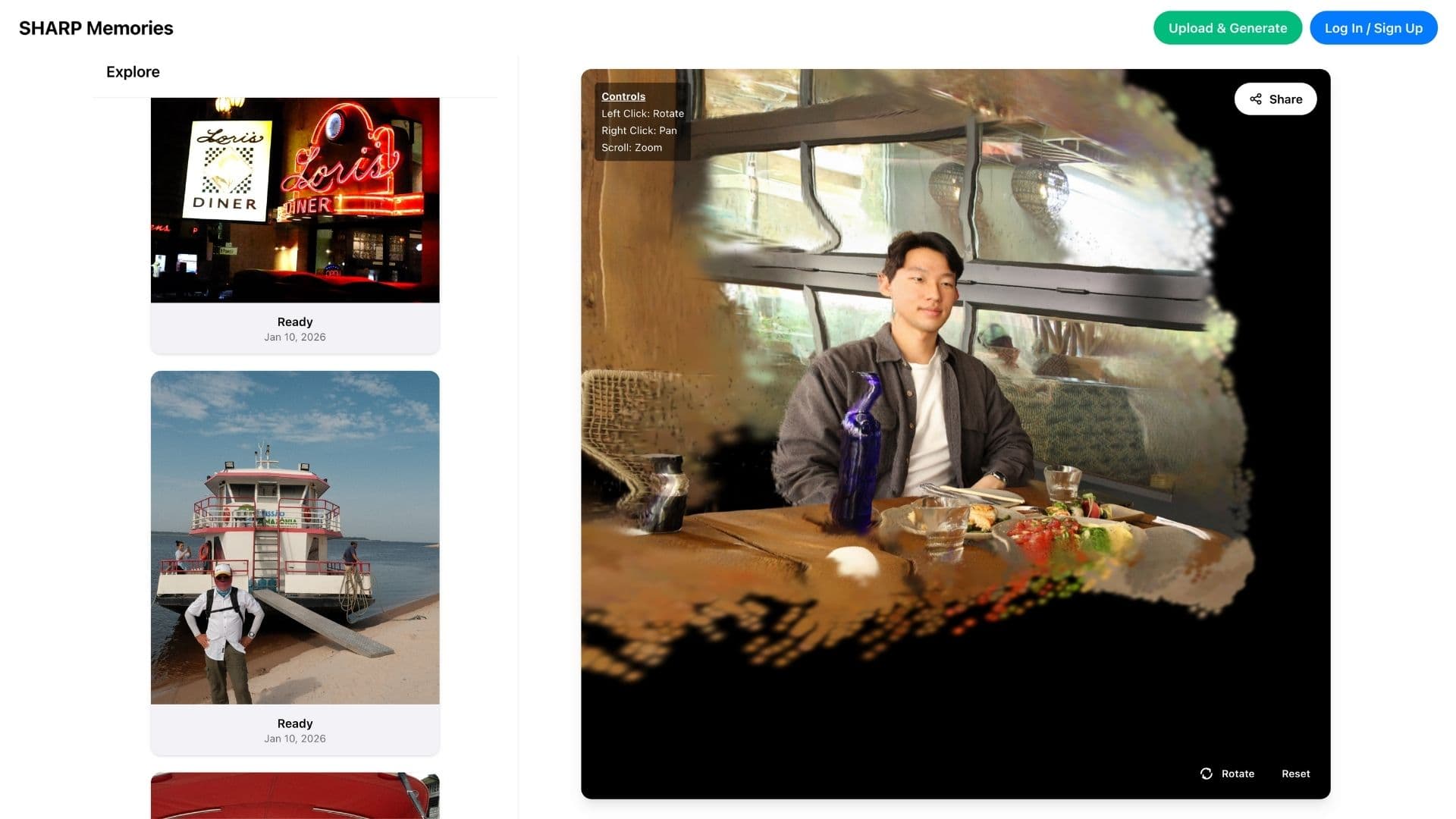 SHARP Memories App Showcase